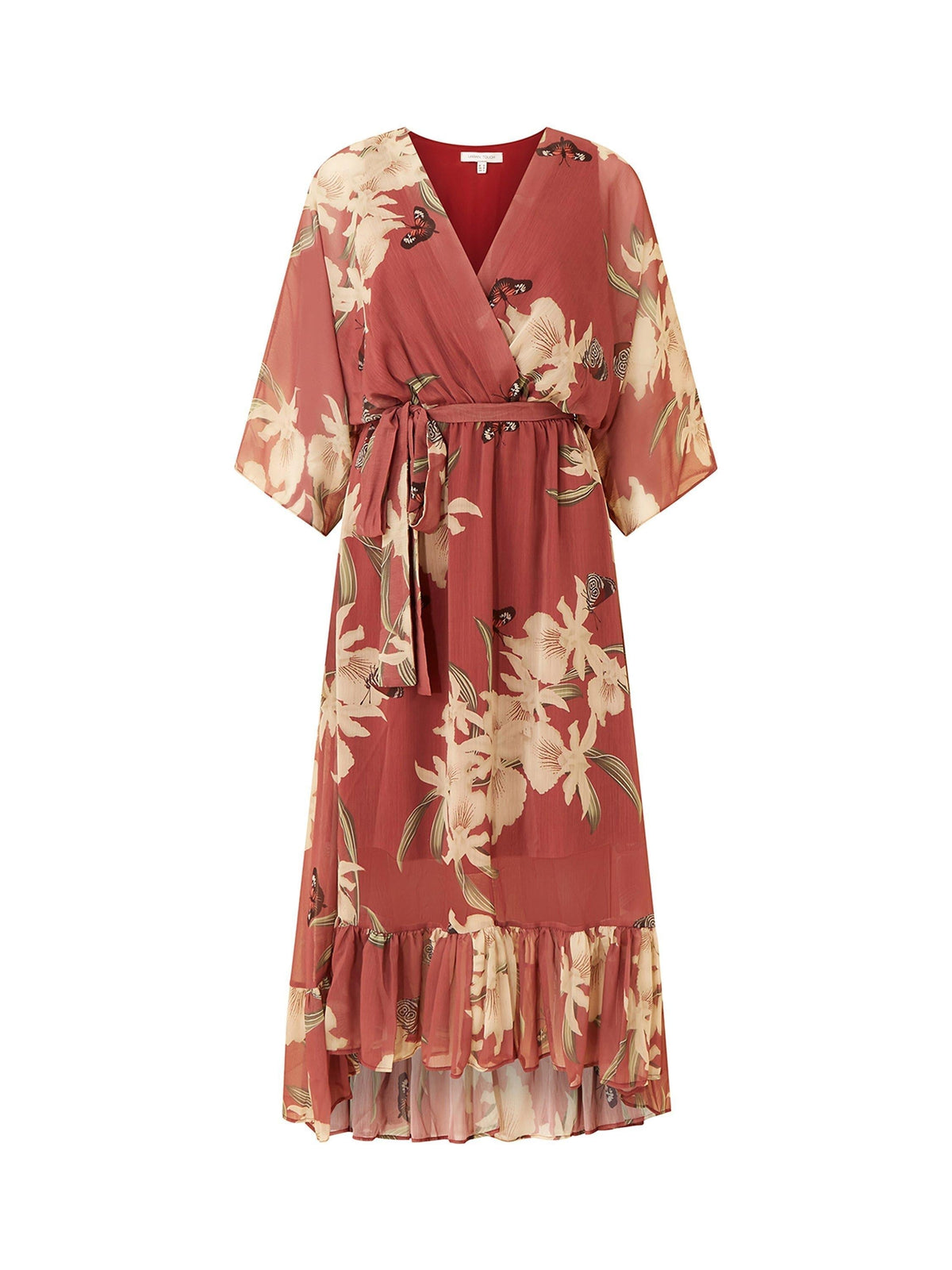 YASMINE - Elegant Kimono Midi Dress