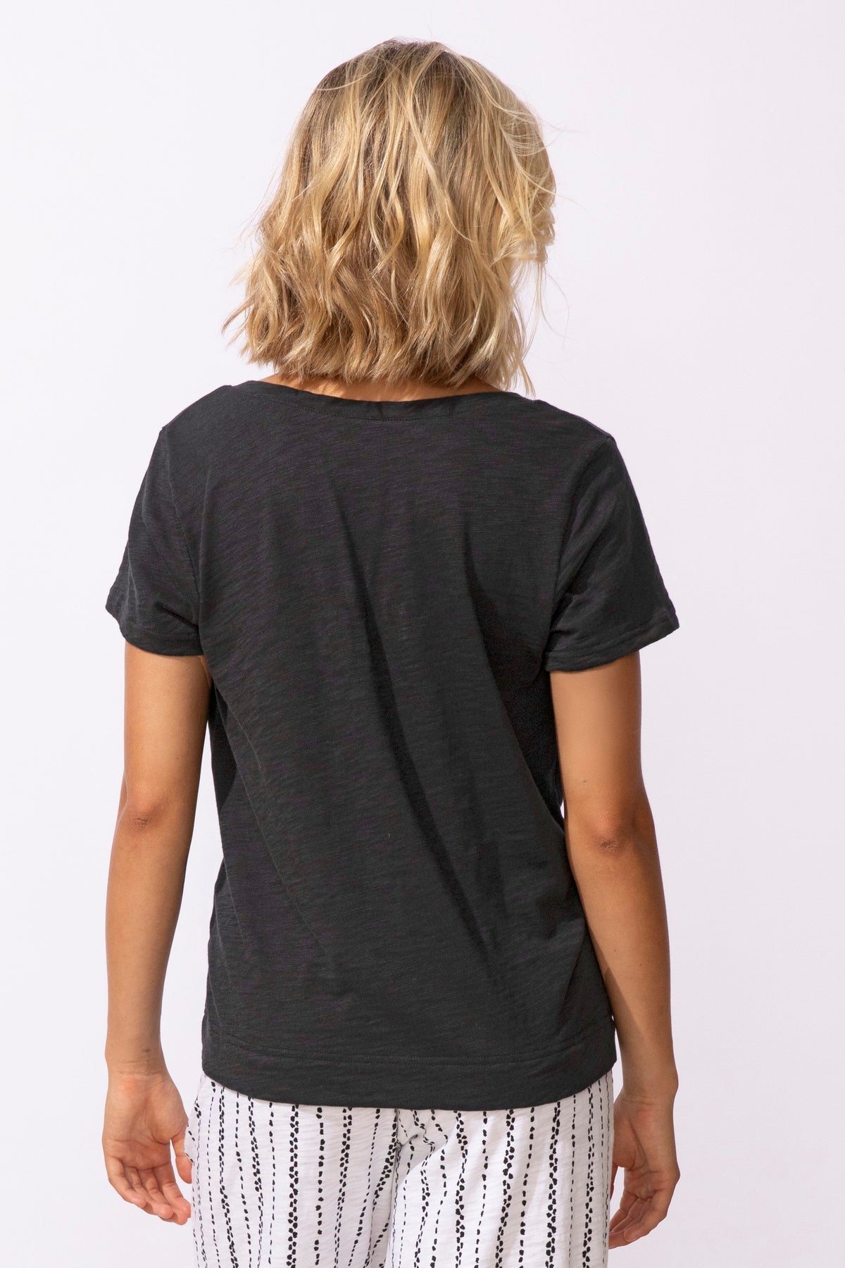 Essential Cotton V-Neck Tee