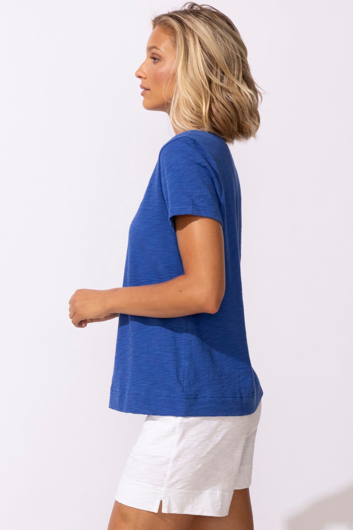 Essential Cotton V-Neck Tee