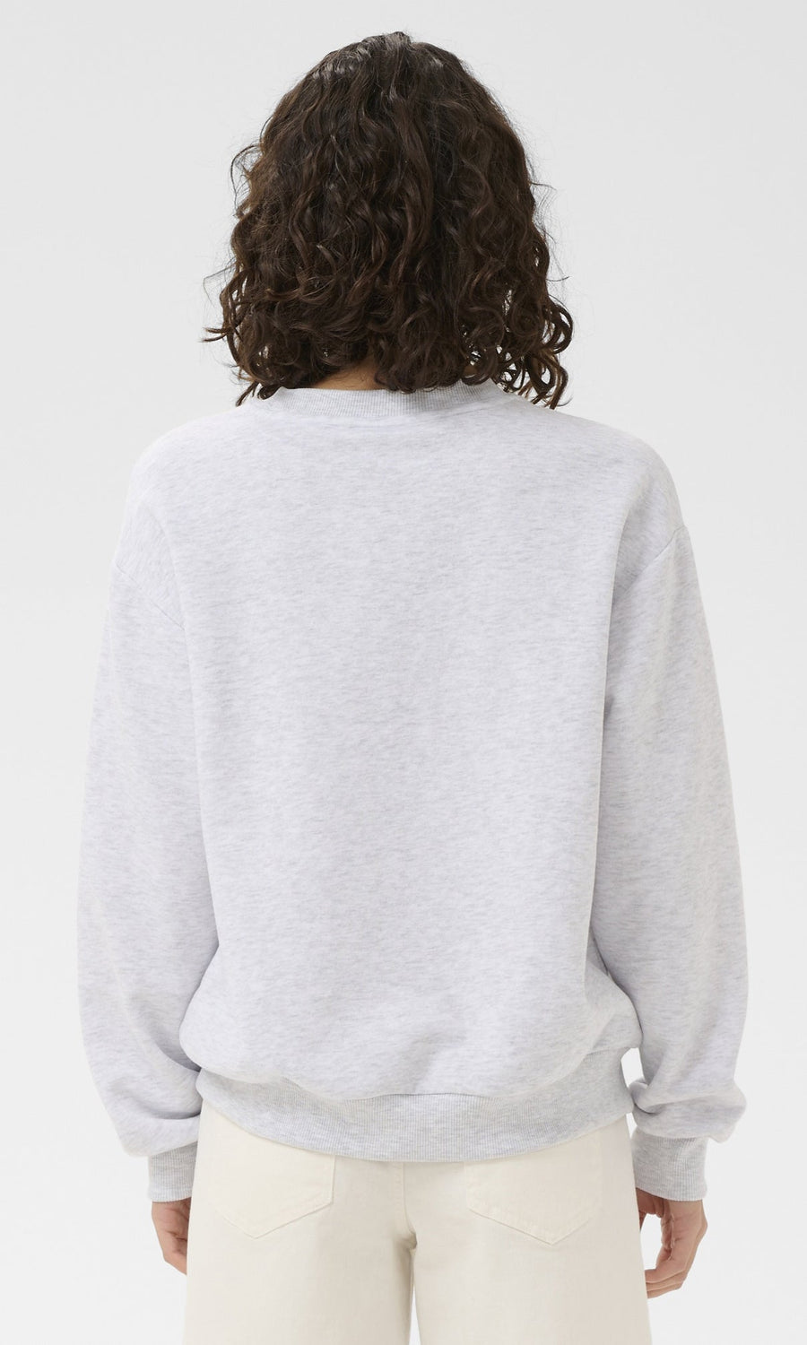 Amour Cotton Blend Crewneck Sweatshirt