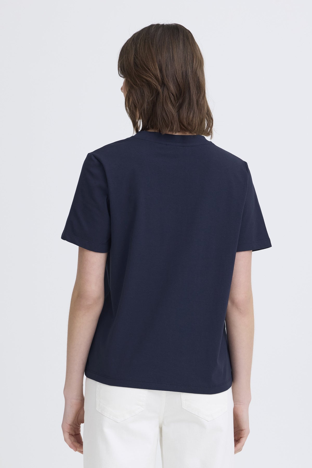 Classic Stretch Cotton V-Neck Tee