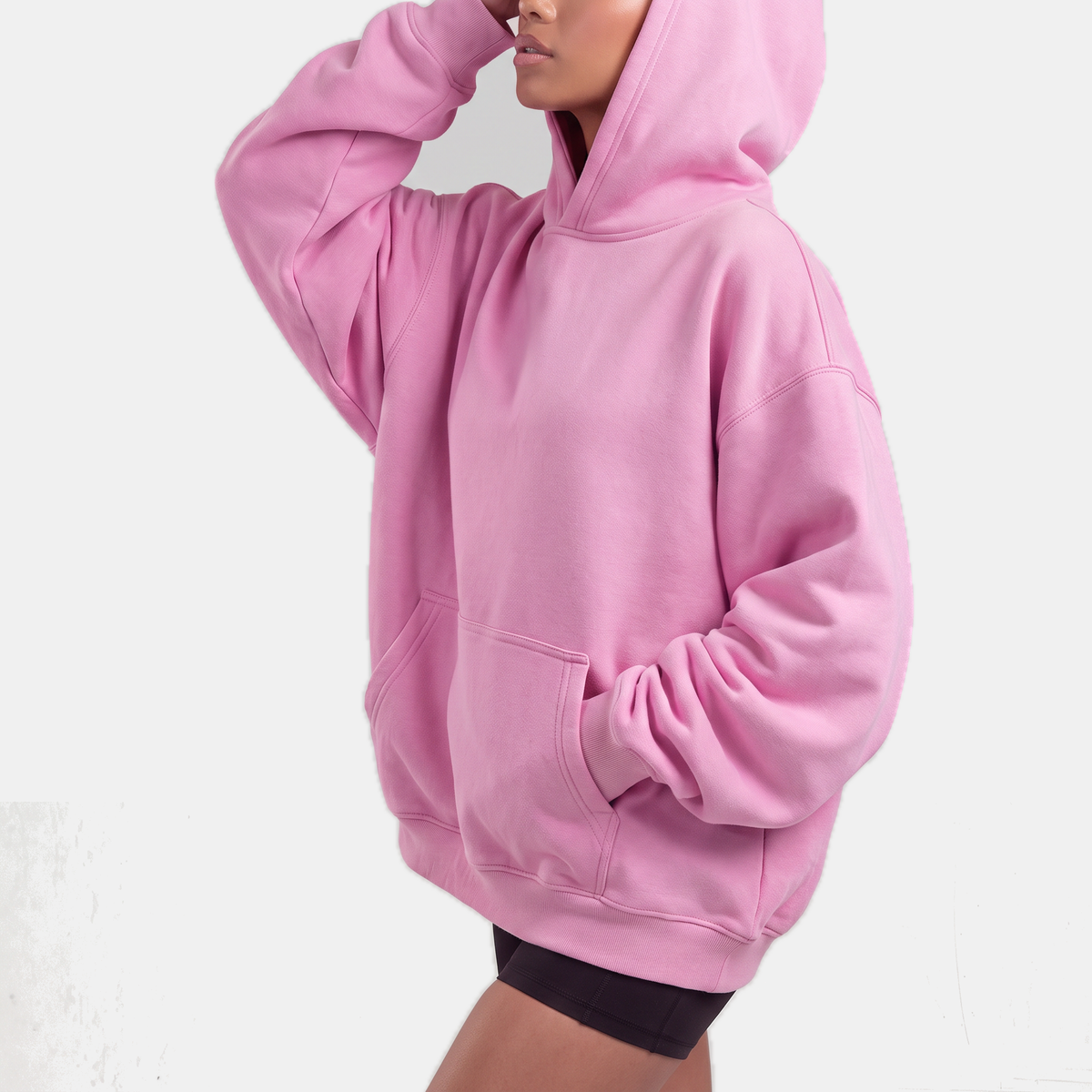 Women's Oversized Hoodie Fleece Pullover with Kangaroo Pocket