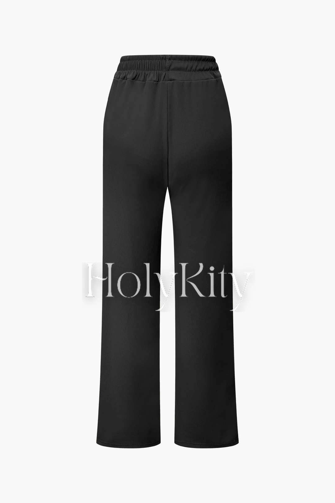 Off Shoulder Ruched Asymmetric Top And Straight Leg Pants Set
