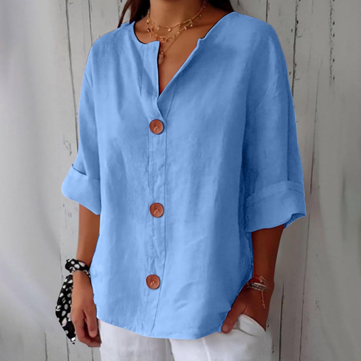 Julia | Loose-fitting Summer Blouse