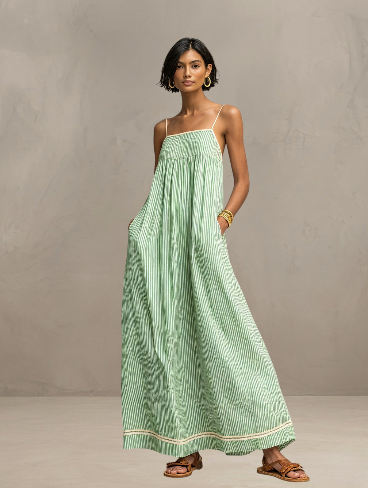 Aurelyn™ | Riviera Stripe Maxi Dress