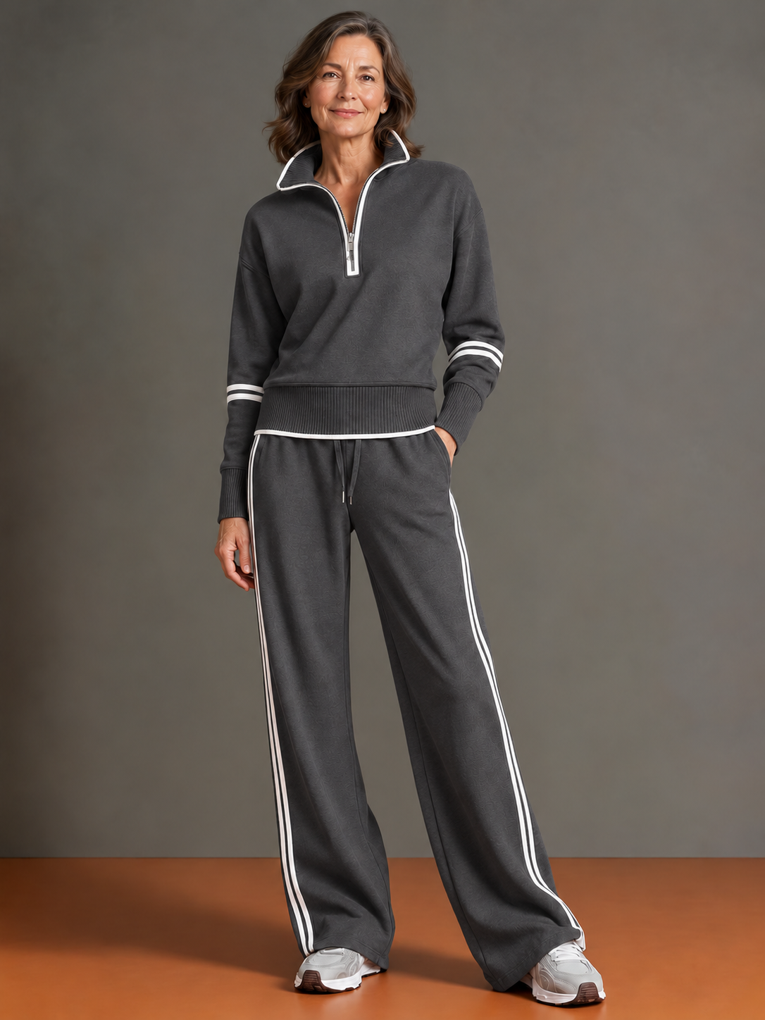 Charlotte | Relaxed Quarter-Zip Two-Piece Set
