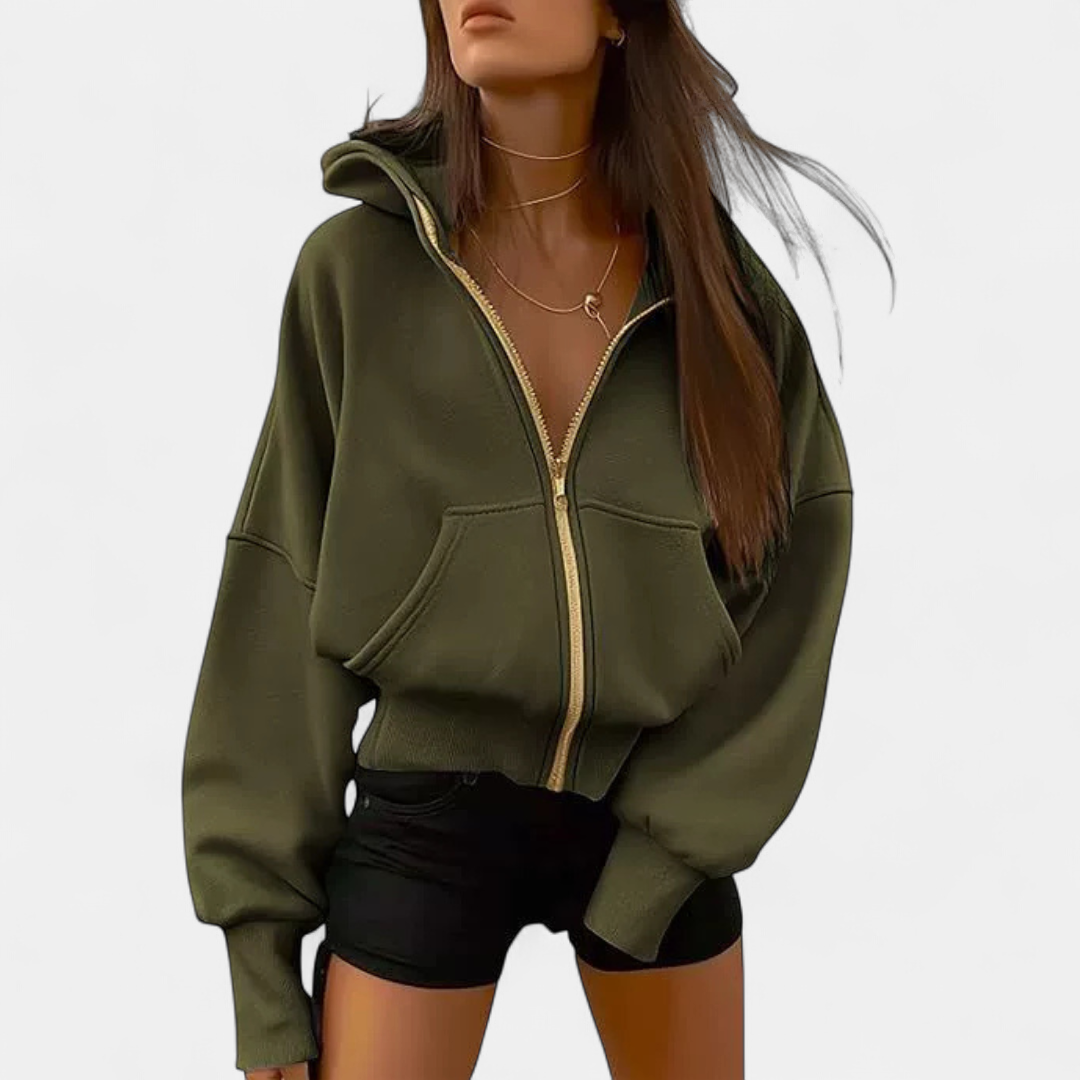 BRECKEN™ – Cozy Zip-Up Fleece Hoodie