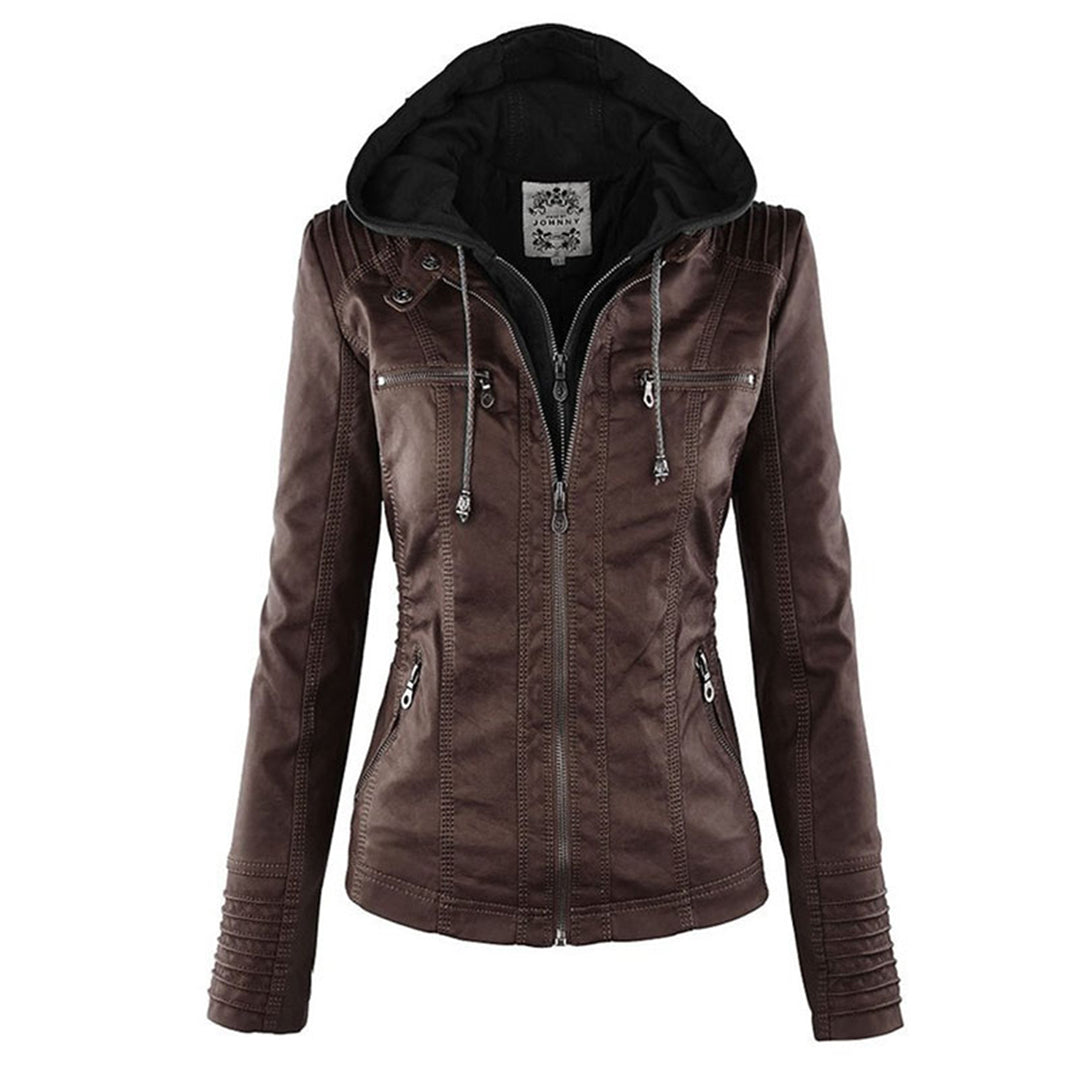 Callista | Hooded Moto Jacket