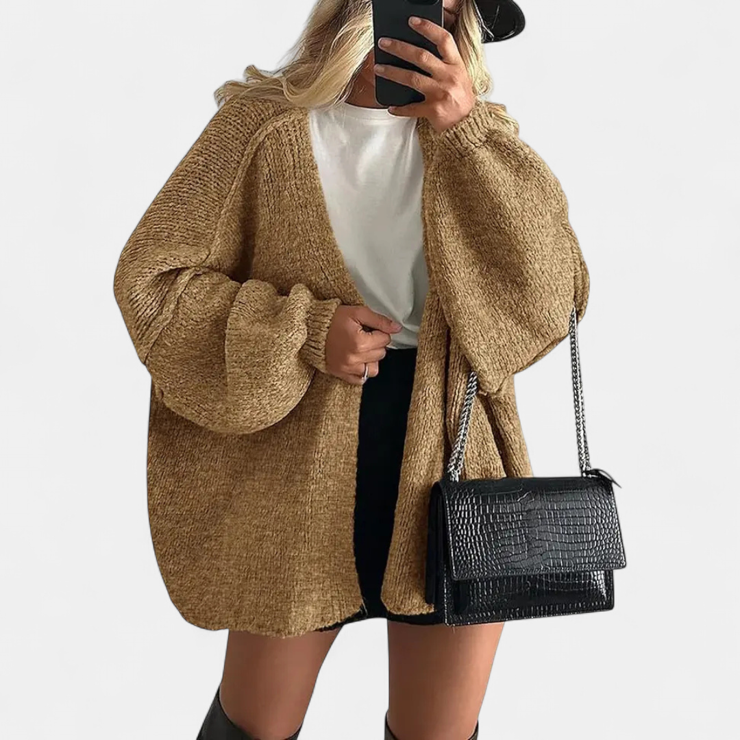 NORA™ – Cozy Relaxed-Fit Knit Cardigan