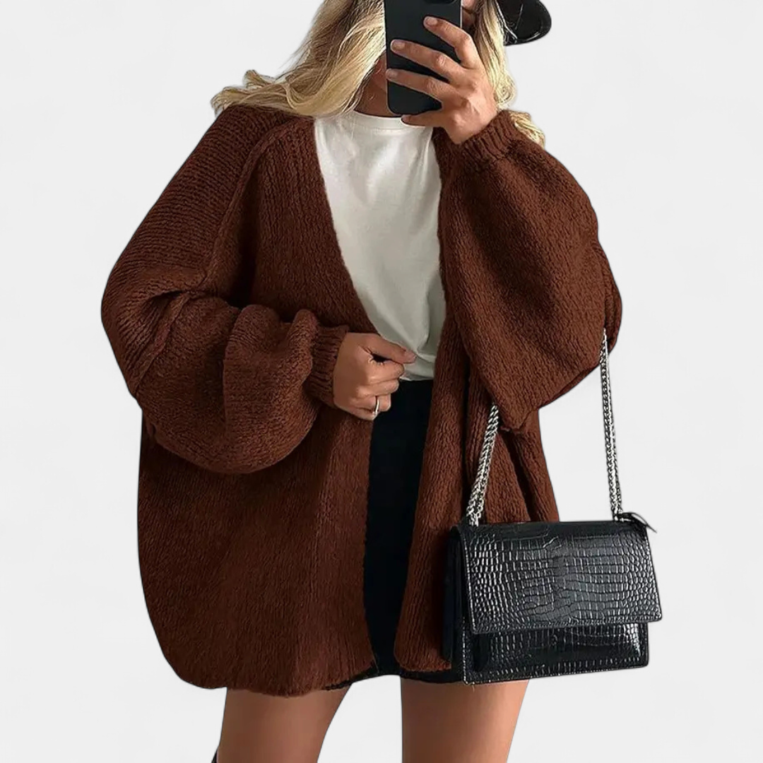 NORA™ – Cozy Relaxed-Fit Knit Cardigan