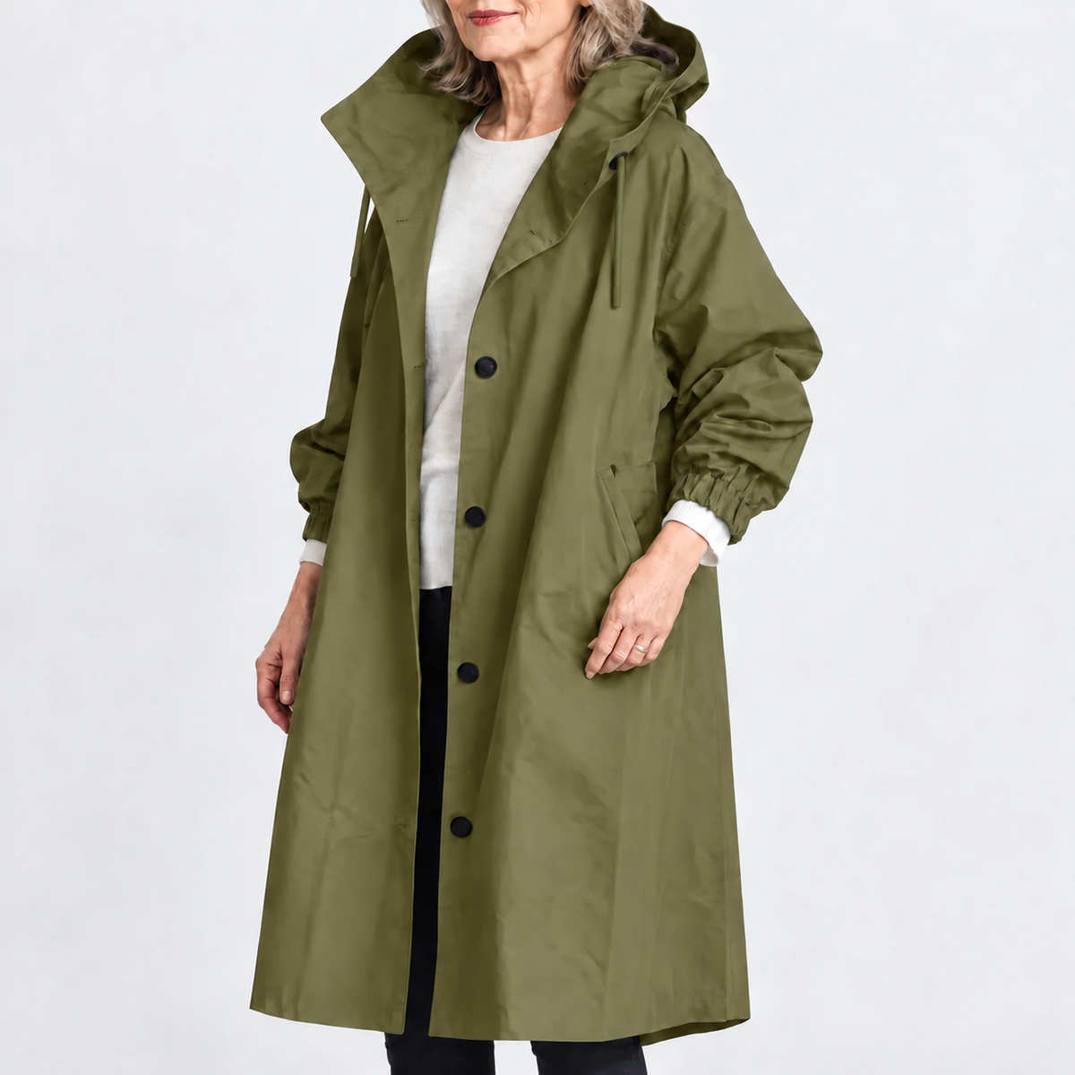 Kathryn | Hooded Longline Coat