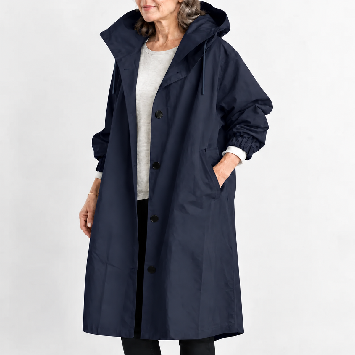 Kathryn | Hooded Longline Coat