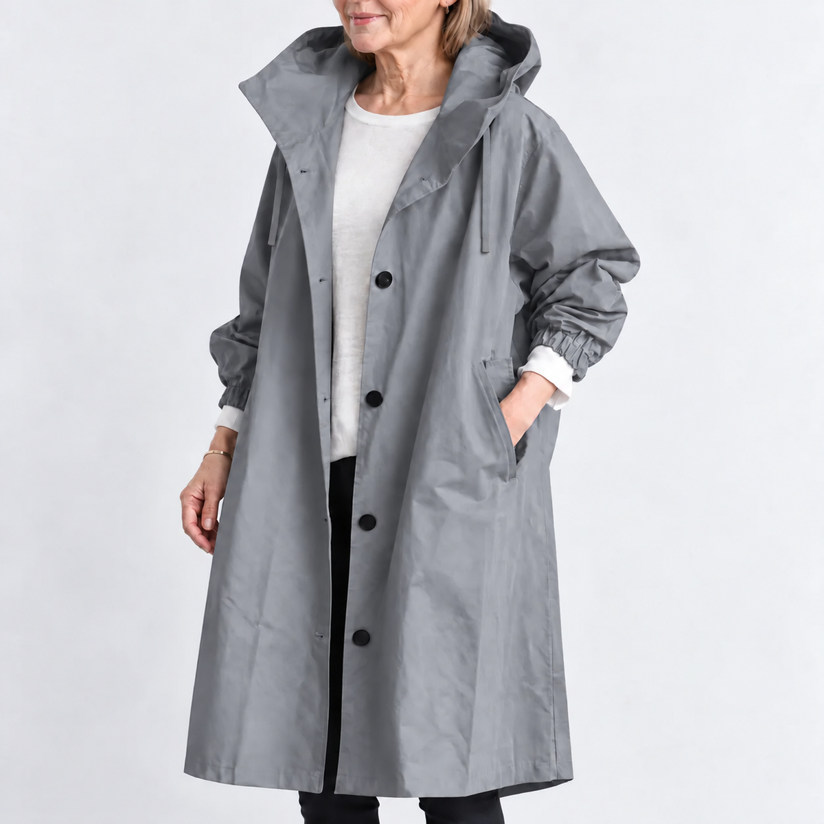 Kathryn | Hooded Longline Coat