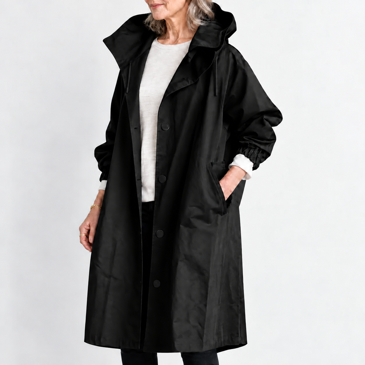 Kathryn | Hooded Longline Coat