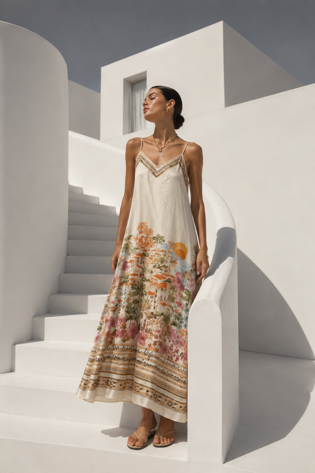Amira | Riviera Maxi Dress in Cream