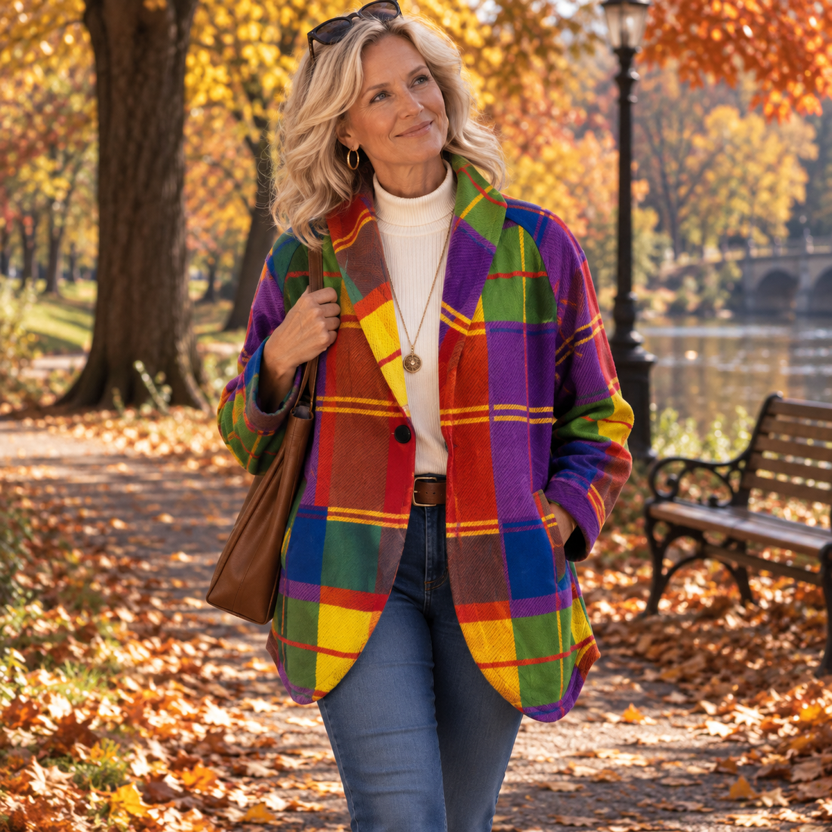 Jenneke | Checkered Jacket