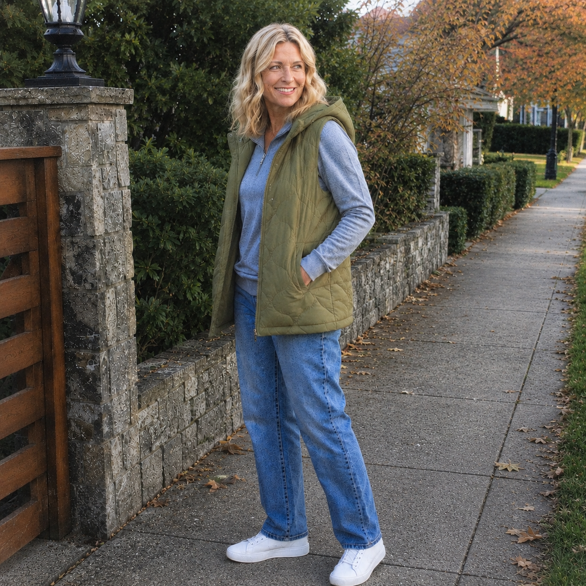 Hooded Quilted Puffer Vest