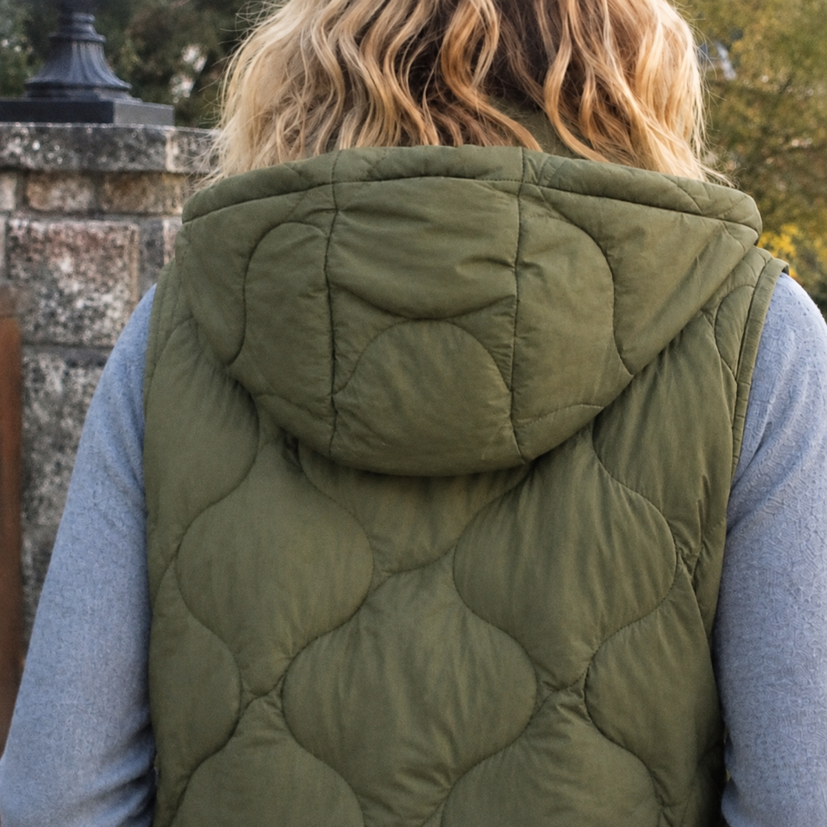 Hooded Quilted Puffer Vest