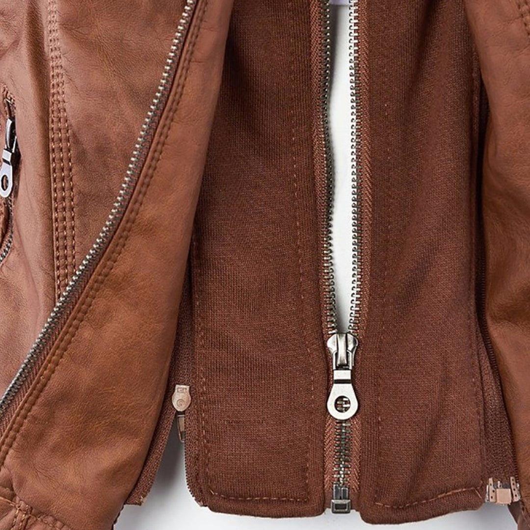 Callista | Hooded Moto Jacket