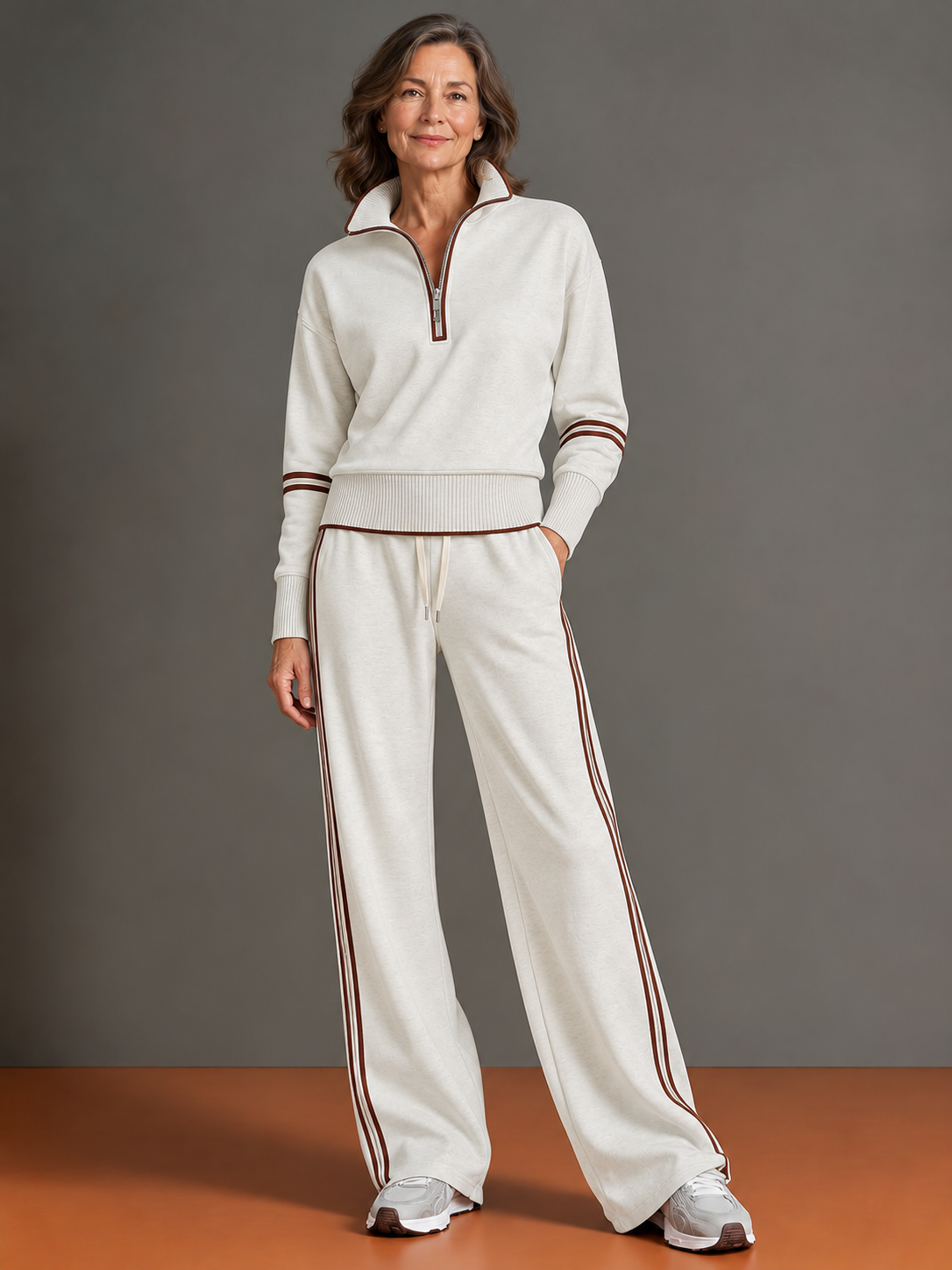 Charlotte | Relaxed Quarter-Zip Two-Piece Set