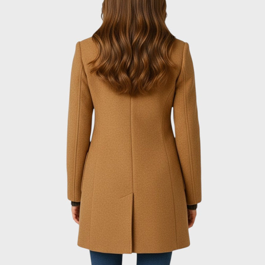 Clara | Elegant Tailored Button-Front Coat