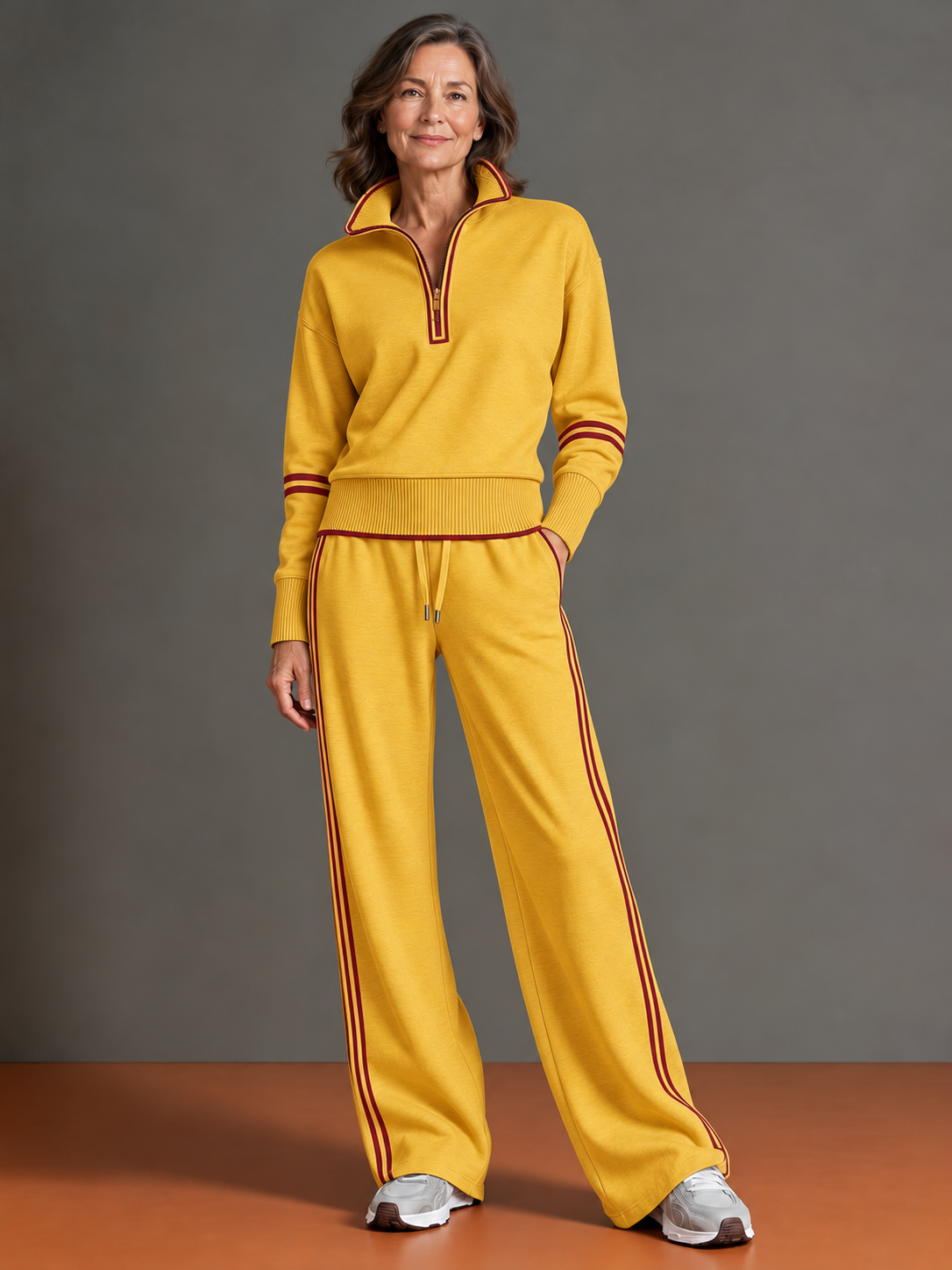 Charlotte | Relaxed Quarter-Zip Two-Piece Set