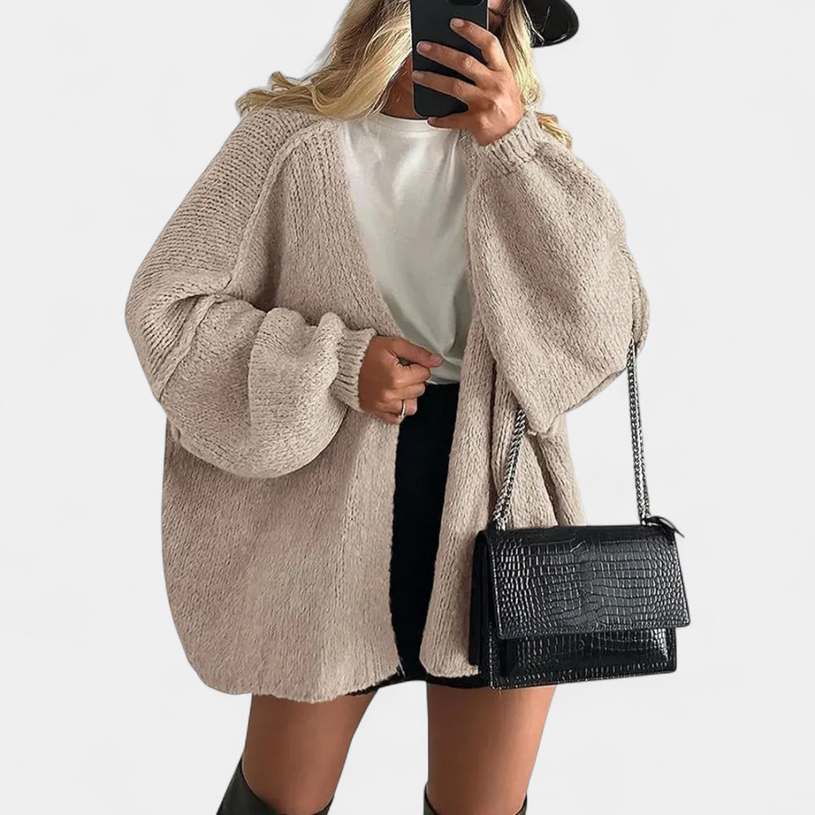NORA™ – Cozy Relaxed-Fit Knit Cardigan