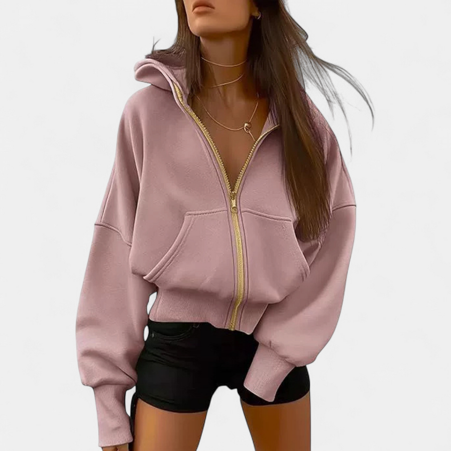 BRECKEN™ – Cozy Zip-Up Fleece Hoodie