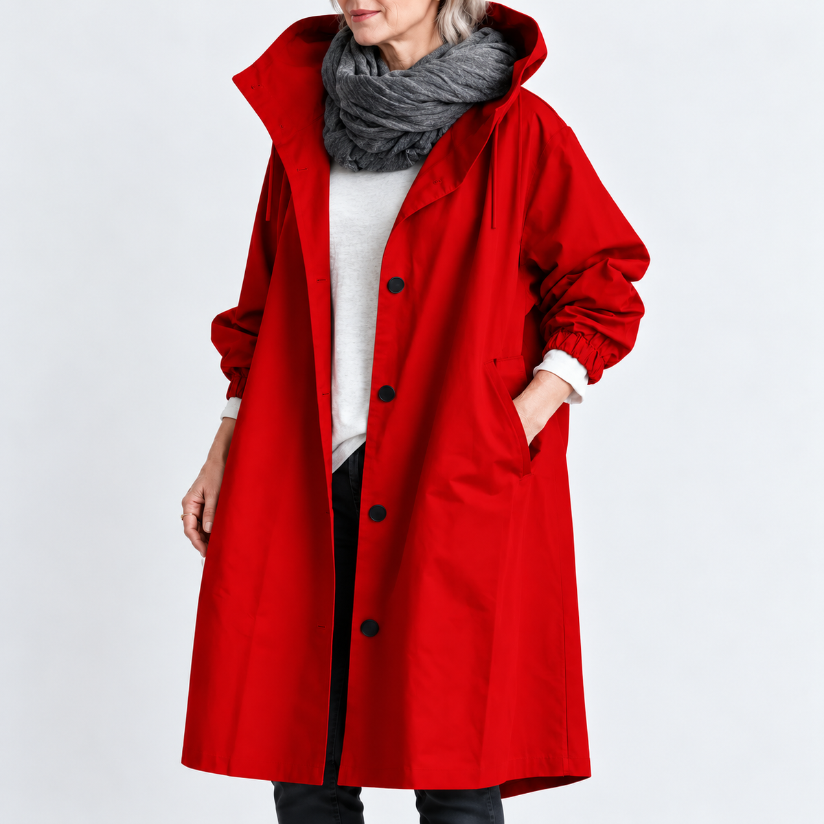 Kathryn | Hooded Longline Coat
