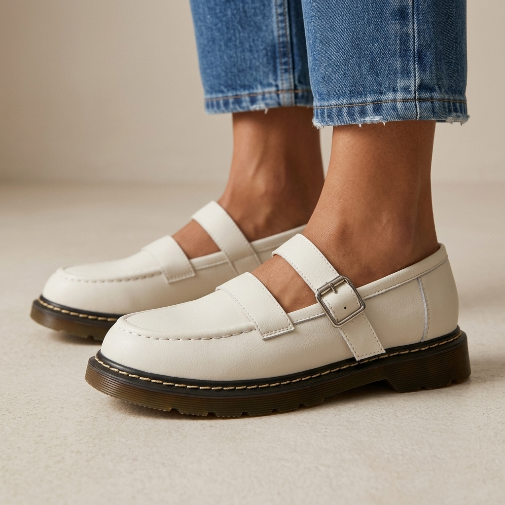 Cameron | Leather Orthopedic Mary Janes