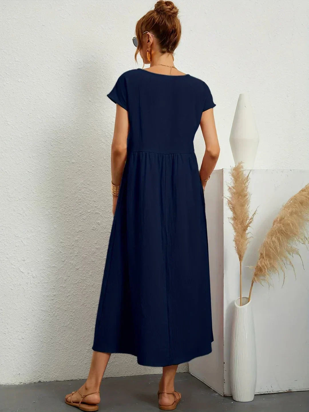 Gabrielle | Elegant Flowing Midi Dress