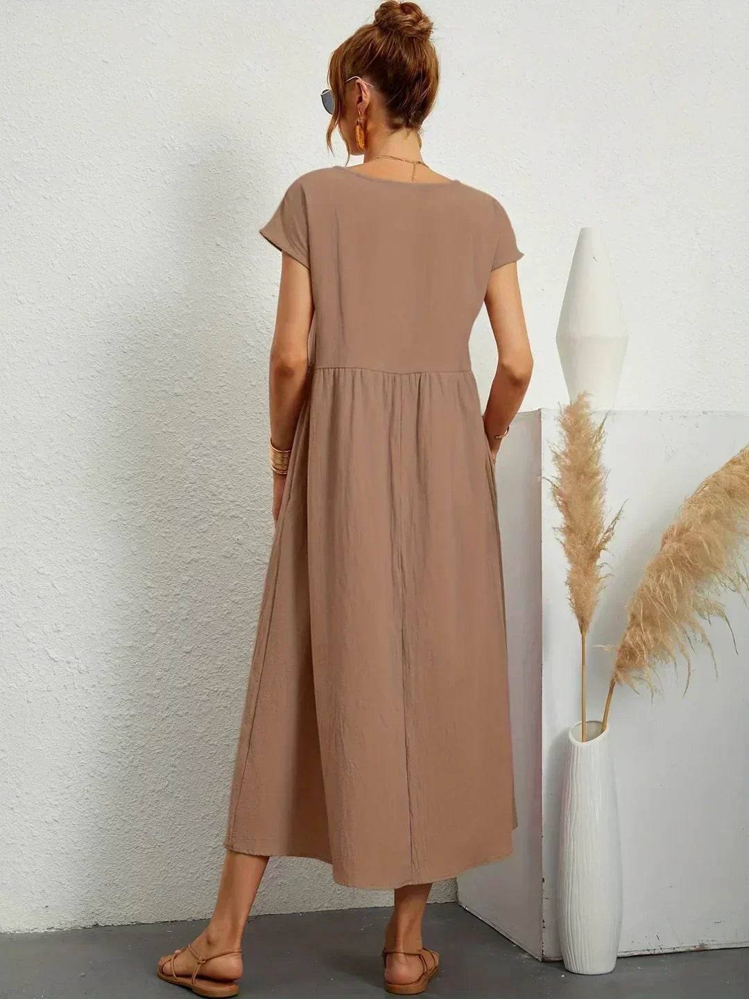 Gabrielle | Elegant Flowing Midi Dress