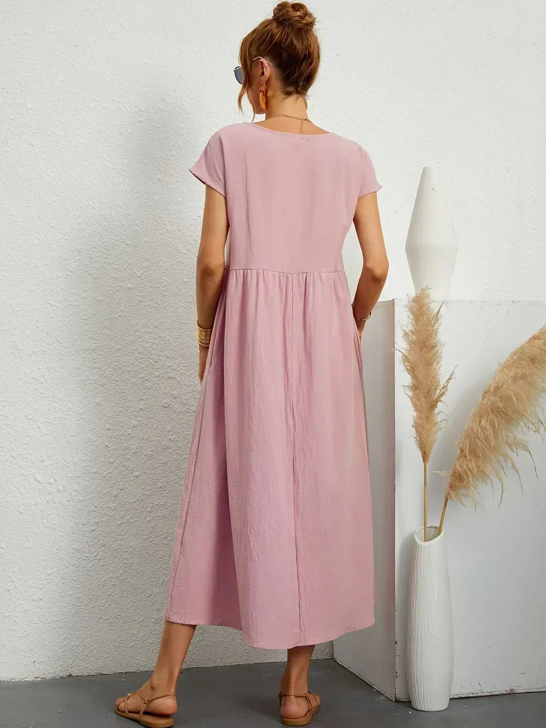 Gabrielle | Elegant Flowing Midi Dress