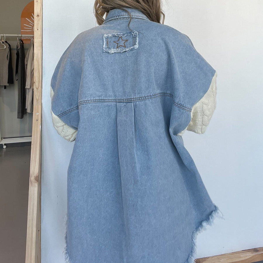 PRIS™ - Vintage Long Sleeve Collared Jacket
