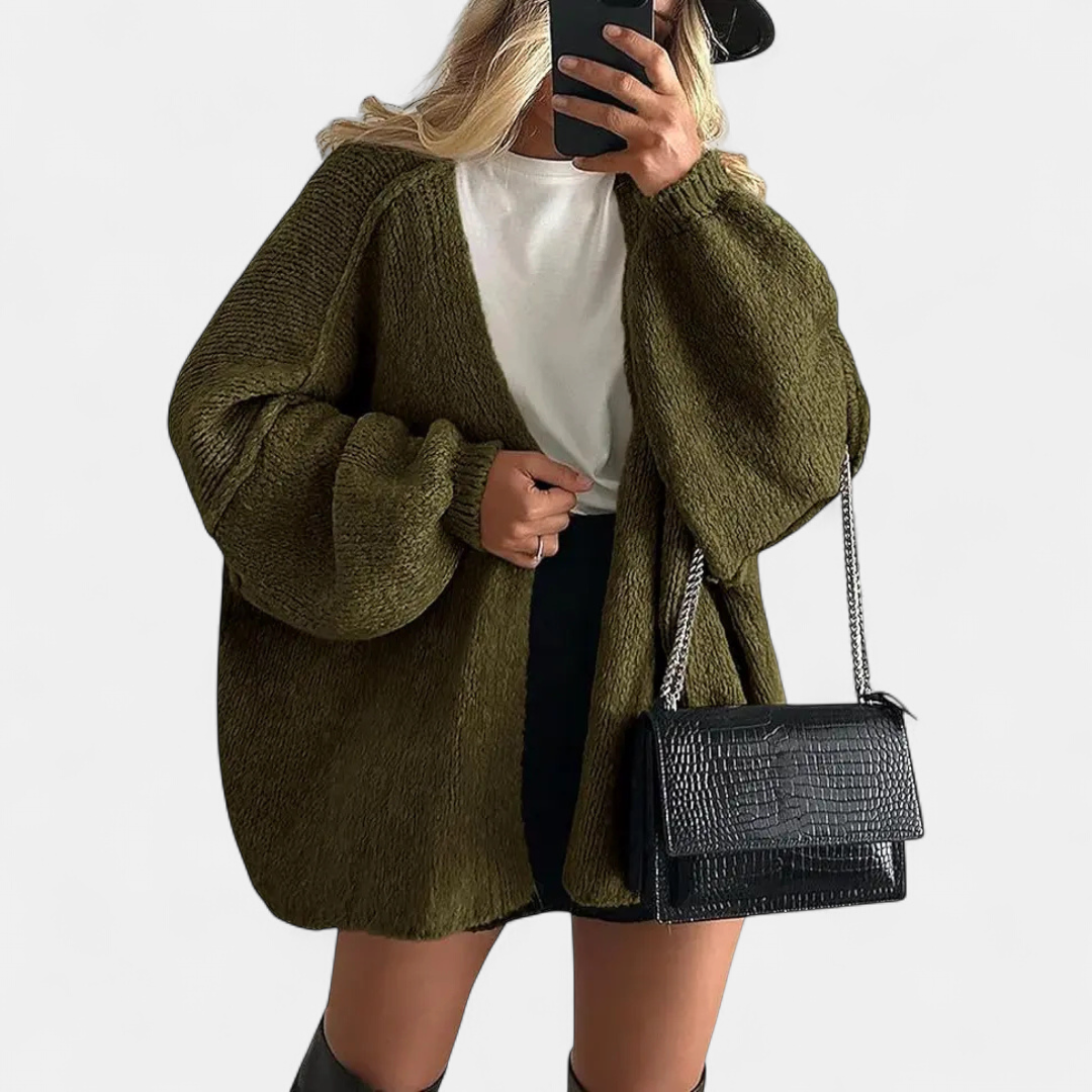 NORA™ – Cozy Relaxed-Fit Knit Cardigan