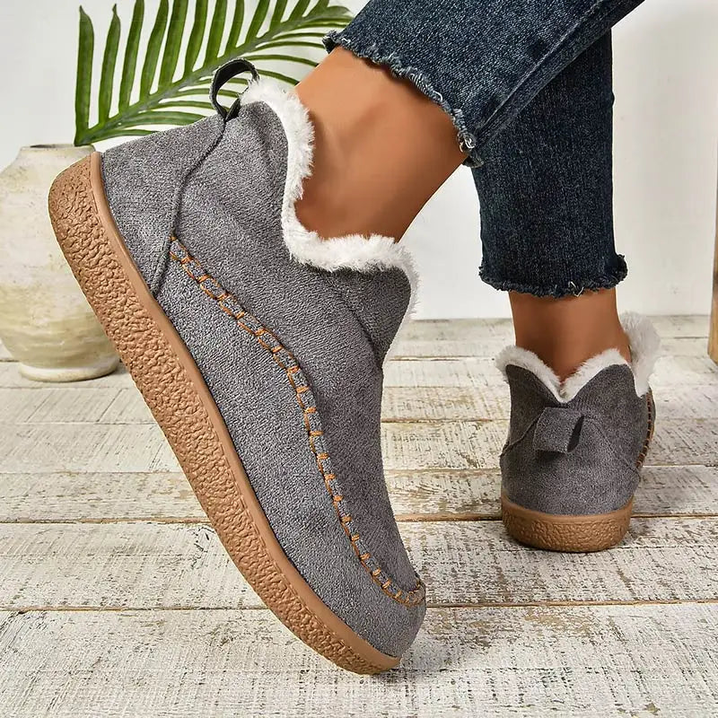 Leslie | Cosy Lined Slip-On Ankle Boots
