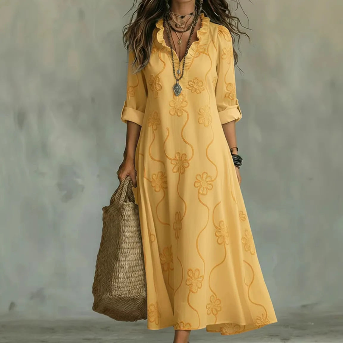 Elodie | Floating Floral Summer Dress
