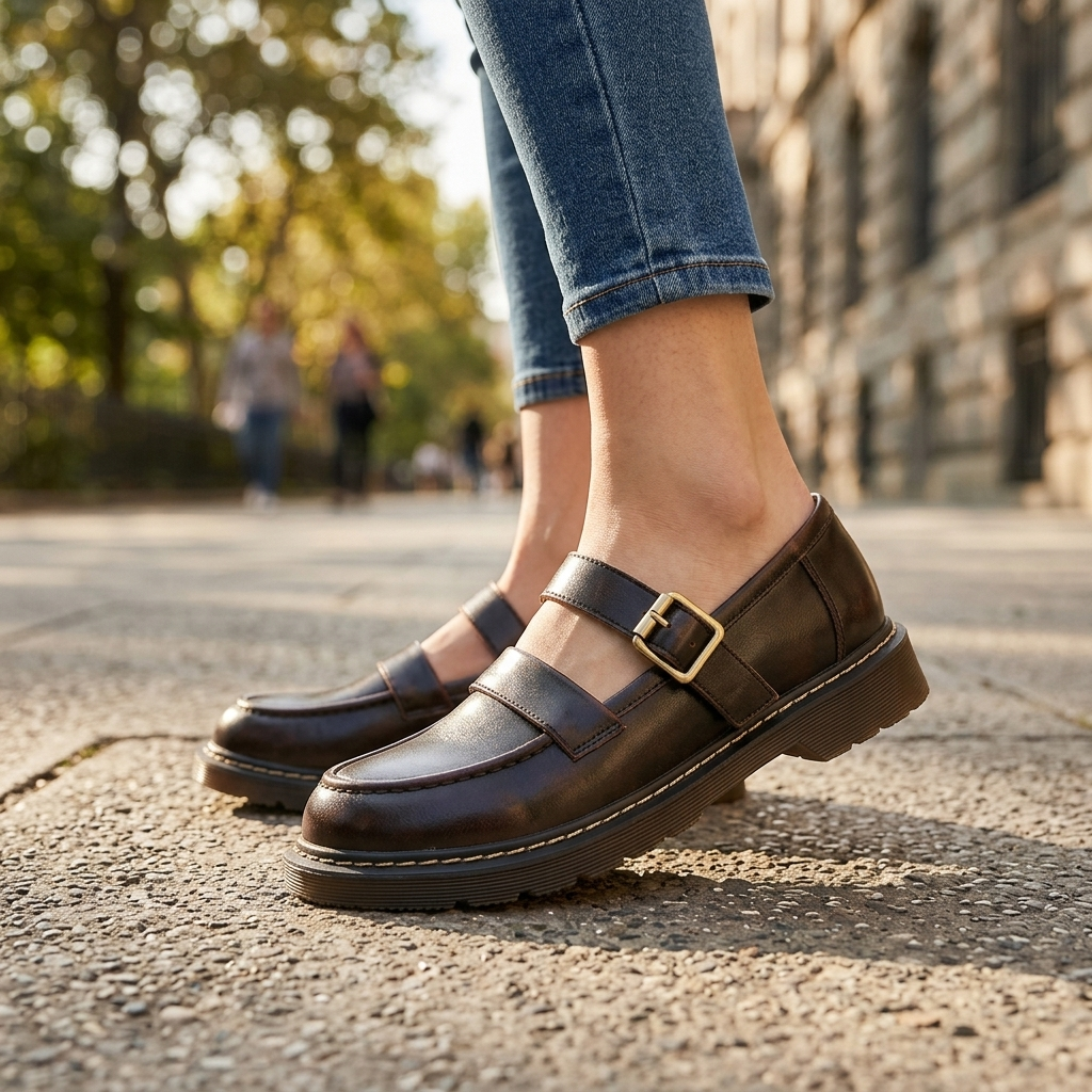 Cameron | Leather Orthopedic Mary Janes