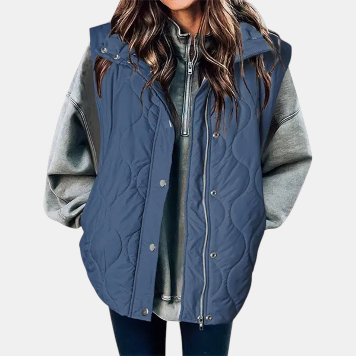 Hooded Quilted Puffer Vest