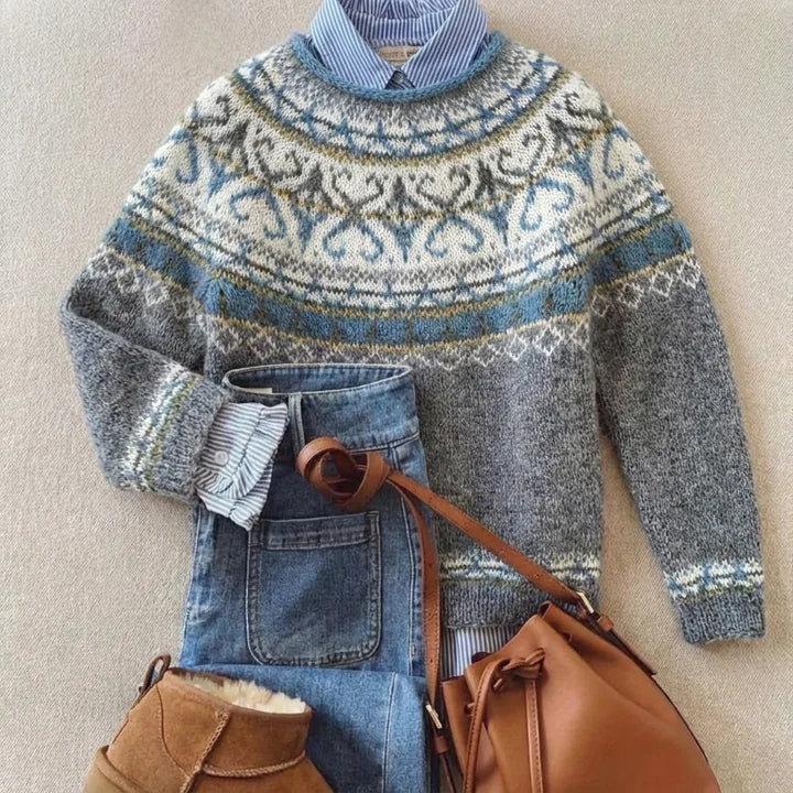 Elin™ | Nordic Fair Isle Sweater