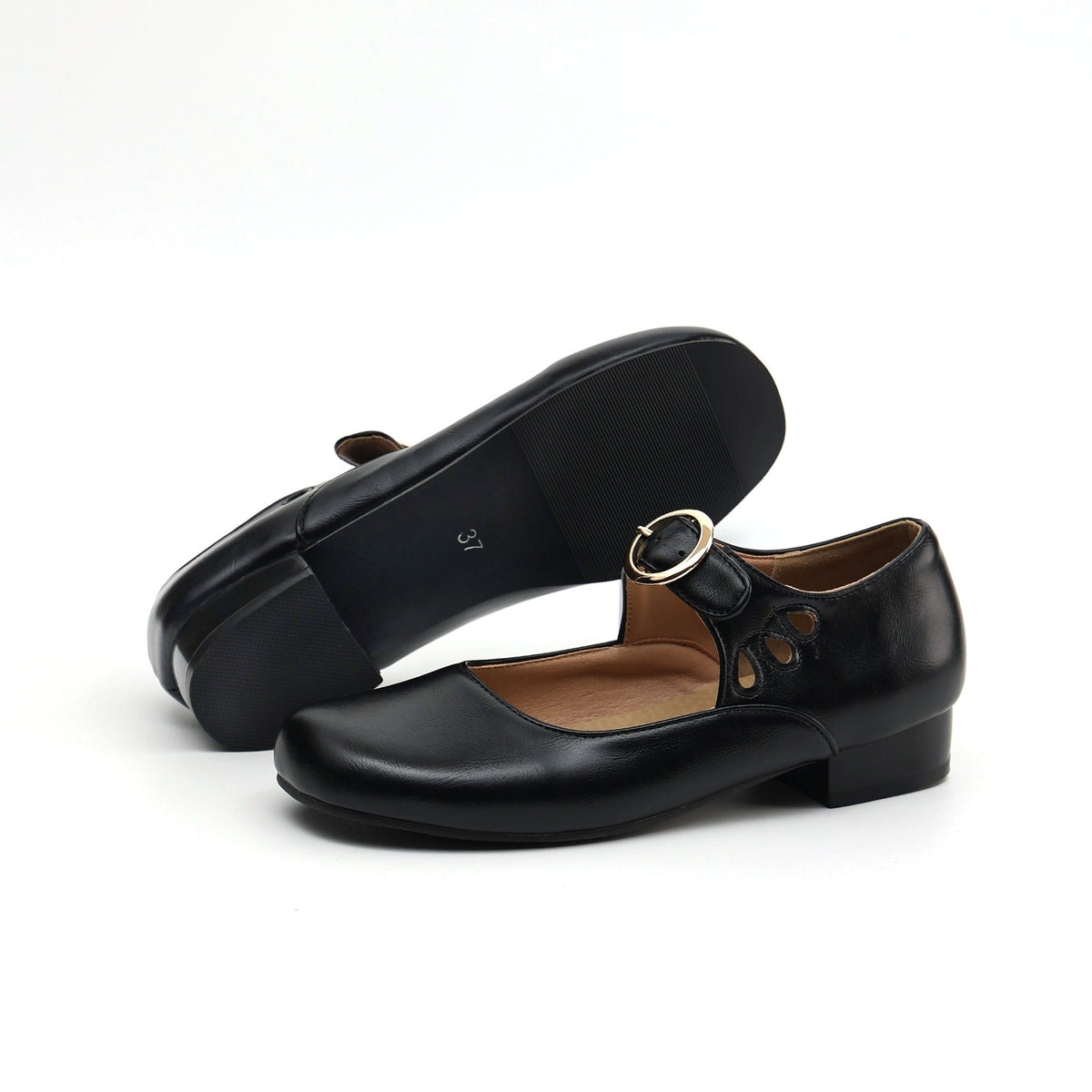 Mary | Leather Flats