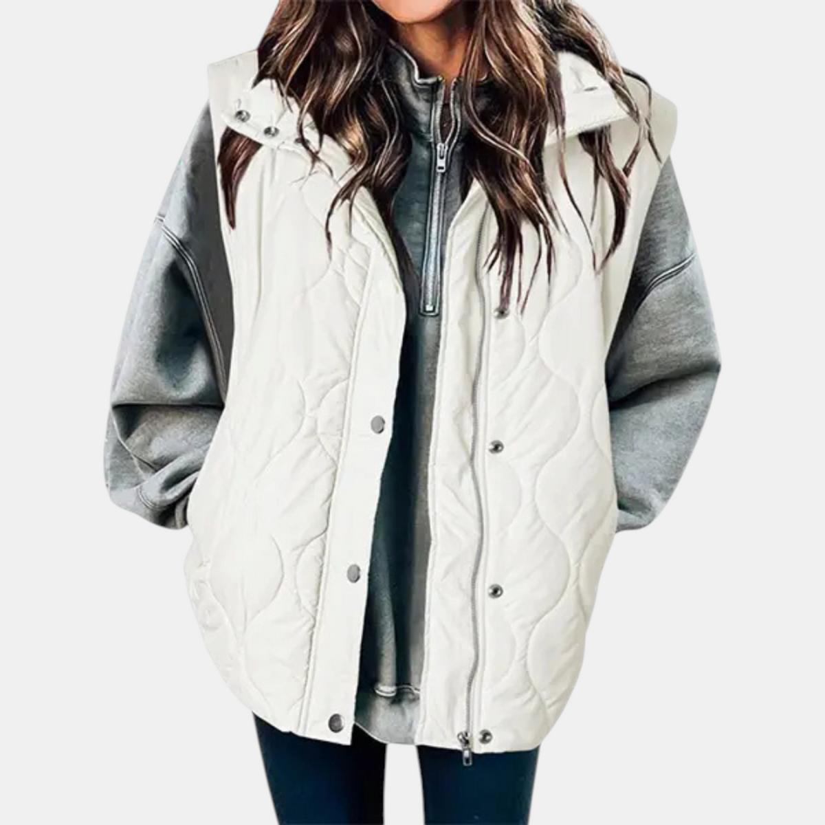 Hooded Quilted Puffer Vest