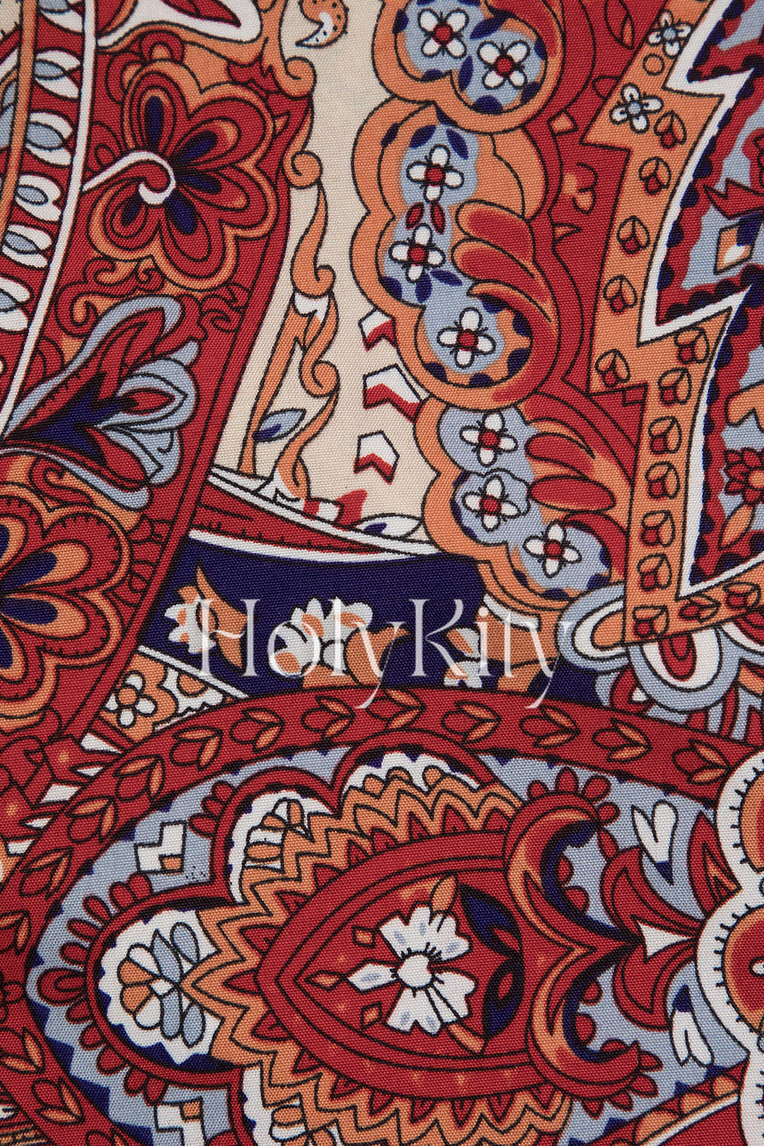 Paisley Print Linen-Blend Halter Romper