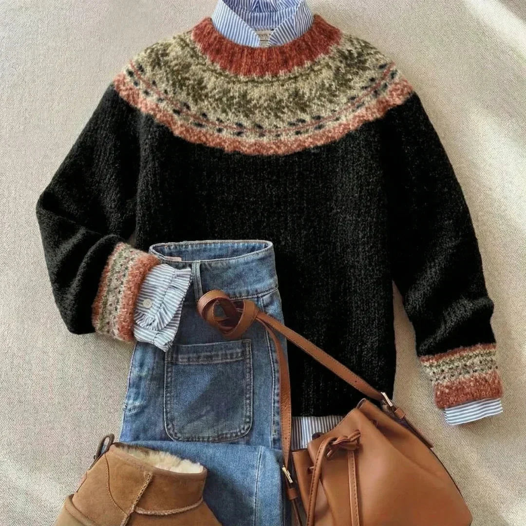Elin™ | Nordic Fair Isle Sweater