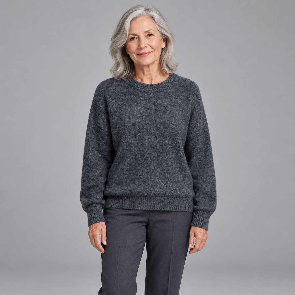Charlotte™ | Relaxed Textured Knit Sweater