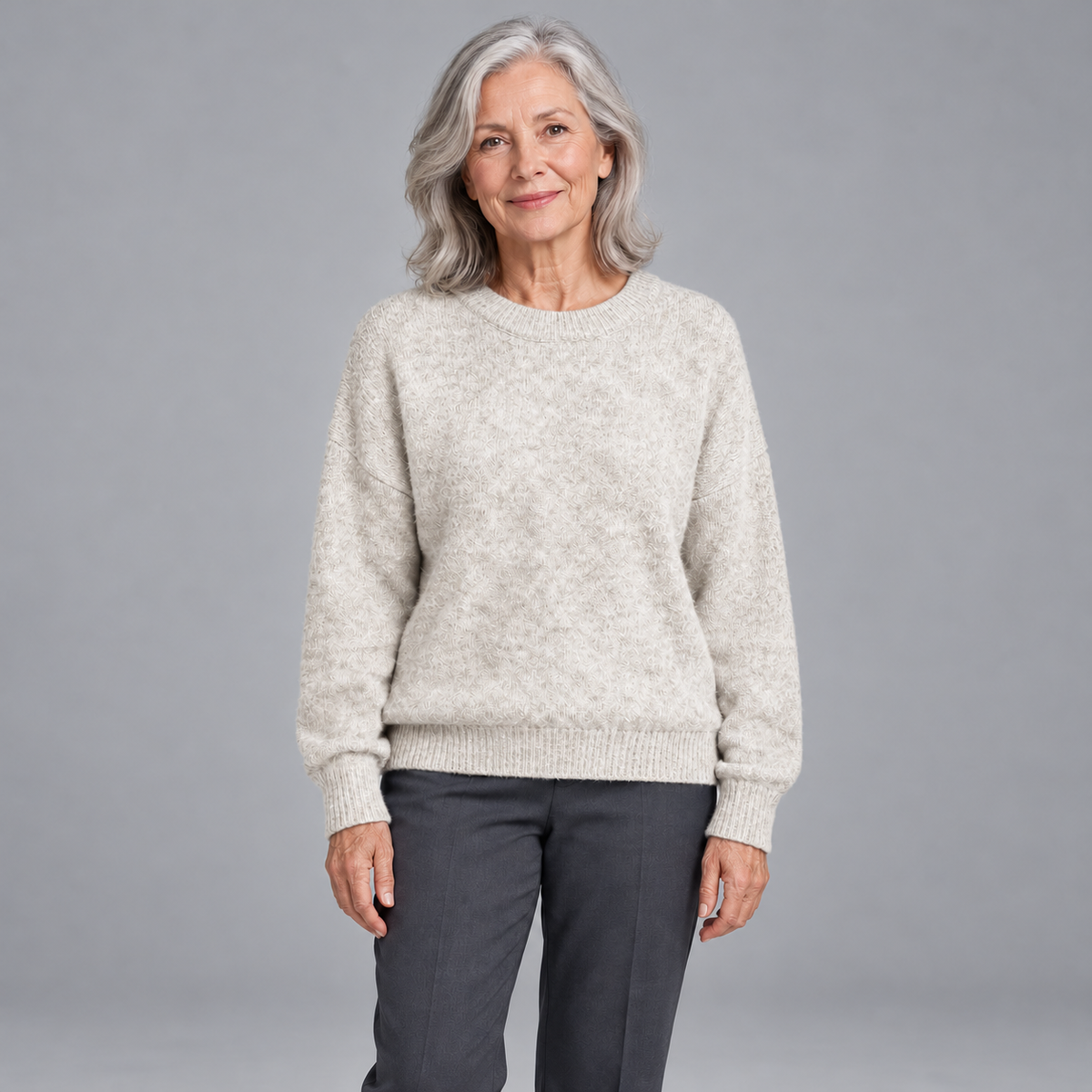 Charlotte™ | Relaxed Textured Knit Sweater