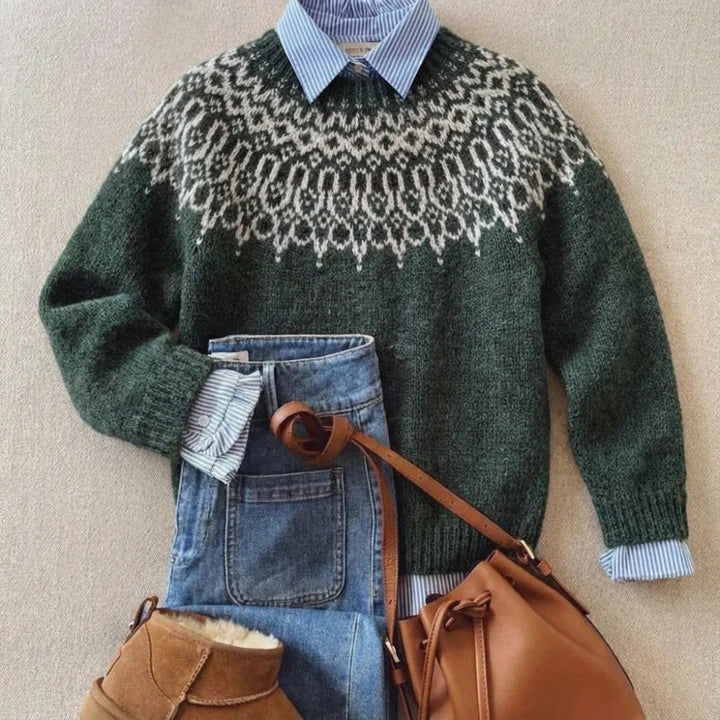 Elin™ | Nordic Fair Isle Sweater