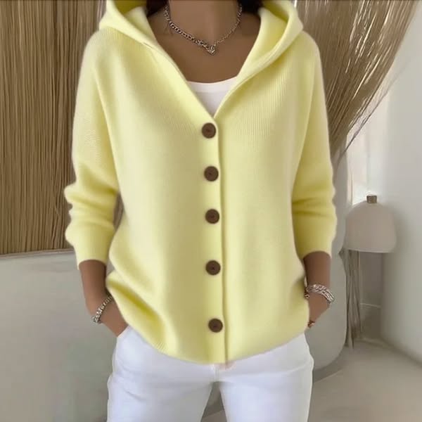 Mila | Effortless Comfort - Soft Hooded Knit Cardigan