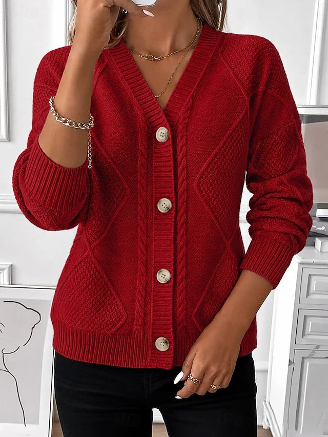 Joyce | Vintage Cable-Knit Cardigan