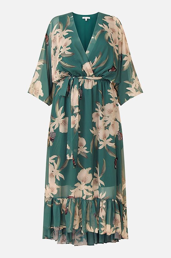 YASMINE - Elegant Kimono Midi Dress